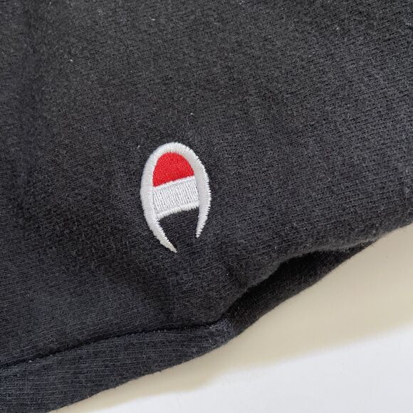 Champion Reverse Weave Jogger Sweatpants Size Small Black Streetwear Y2K 90s 80s - Picture 10 of 12